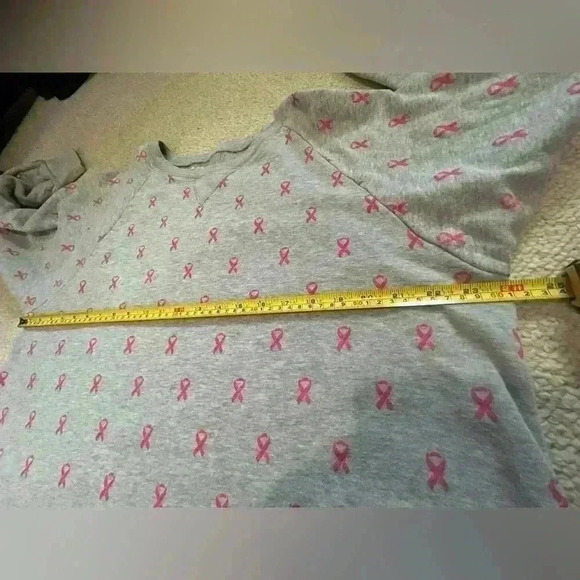 Carbon Breast Cancer Awareness sweatshirt. Women’s XXL. Pink ribbon sweatshirt. - Picture 6 of 7